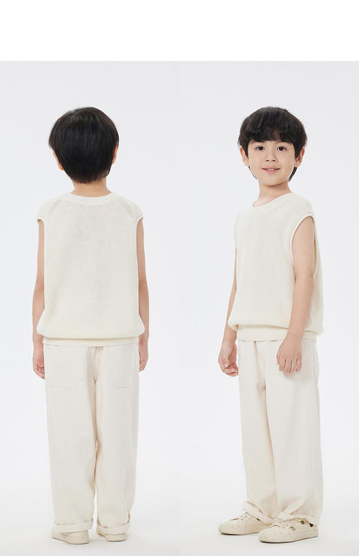 jnby  23年春款  真丝直筒牛仔长裤  1N3E13800 商品图5