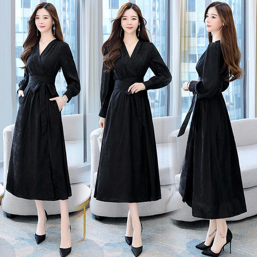 收腰显瘦，休闲修身百搭潮流连衣裙HR-SNX2258 商品图2