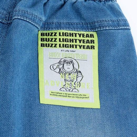 迪士尼童装 男童牛仔短裤夏新款外穿男孩中裤宽松薄款裤子潮 商品图8