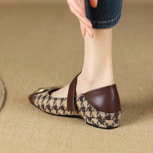 春季新款，百搭低跟花布单鞋KMQ-1050 商品图9
