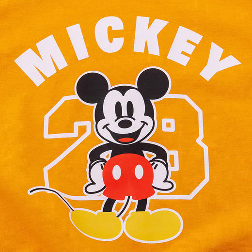 迪士尼童装男童卫衣春季新款长袖假两件t恤中小童上衣秋款运动221S1683 商品图8