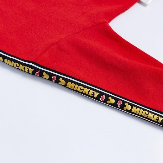 迪士尼童装 儿童新年款加绒套装春季新款男童红色卫衣卫裤两件套 商品图8