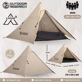 芊陌鸟户外-大号K2金字塔帐篷