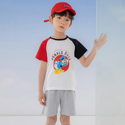 迪士尼套装儿童套装清凉夏日米奇唐老鸭系列卡通短袖套装222T1393
 商品图4