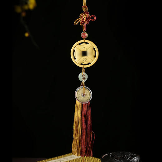灵机吉品 钱母转经轮挂饰车挂  商品图1