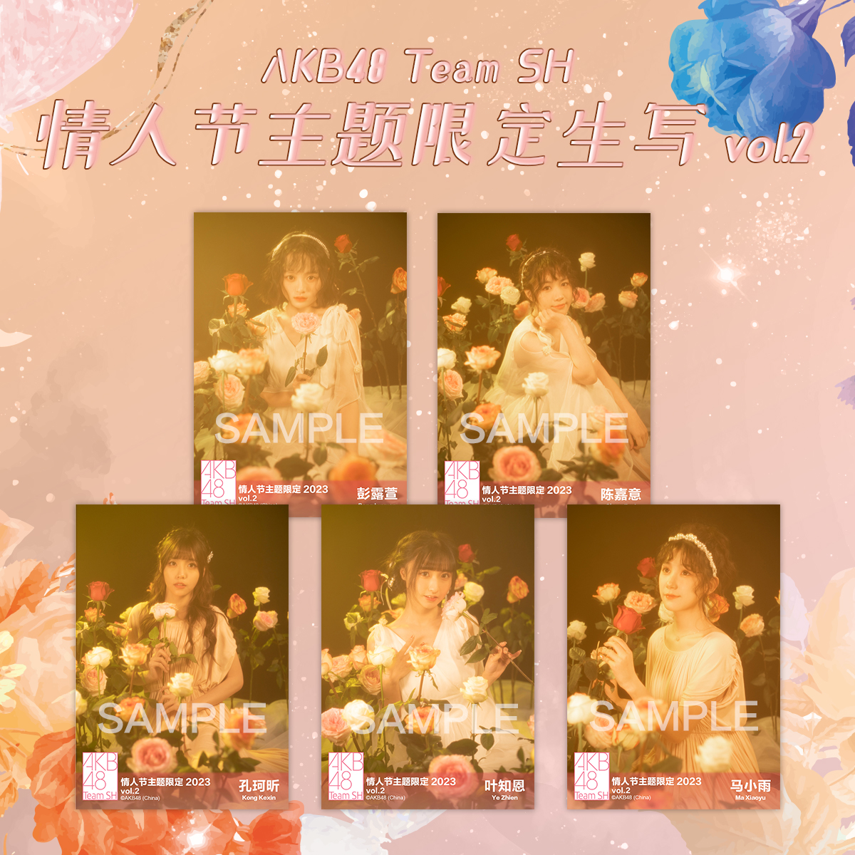 AKB48 Team SH 情人节主题生写vol.2