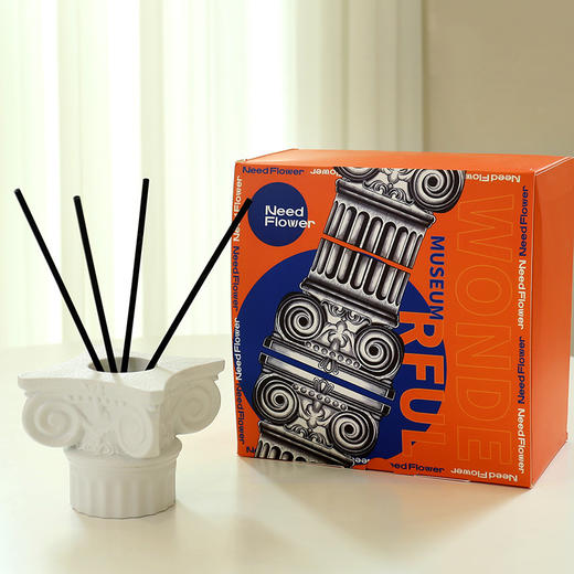 【博物馆罗马柱香薰礼盒】博物馆奇妙夜罗马柱无火香薰礼盒 卧室客厅餐厅摆件装饰生日礼物 商品图5