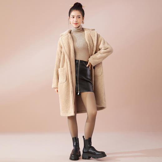 都市丽人舒适外出女士睡衣高端臻品羊羔绒家居服LH27A6 商品图2