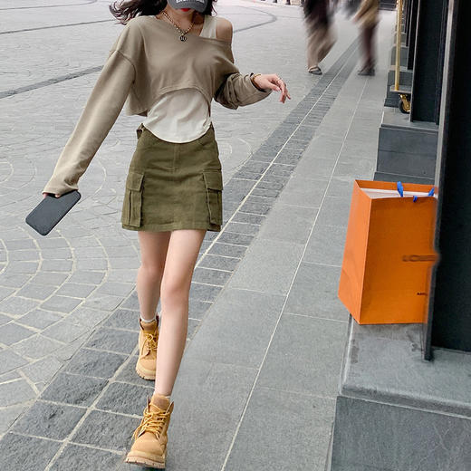 【110元任选2件】最后一波现货！工装半身短裙 商品图4