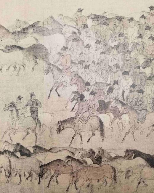 《李公麟 五马图 临韦偃牧放图》，16开，册页装，李公麟绘，四川美术出版社2017年一版一印，定价88，售价35元。 商品图9