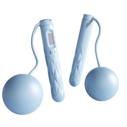 <有书独家>负重无绳跳绳健身智能电子计数跳绳中考专用体育用品钢丝跳绳 商品图4