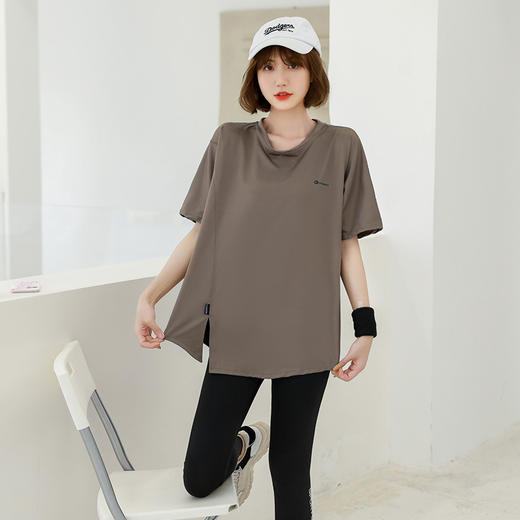 【三件套】跑步套装女夏季户外晨跑运动长袖三件套宽松大码初学者瑜伽健身服 商品图2