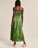 好折！奢华度假风~AF希腊款绸缎吊带开叉长裙 商品缩略图9