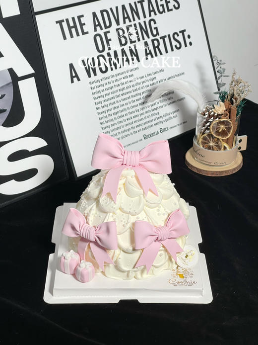 【1388】少女心粉色蝴蝶结树 商品图1