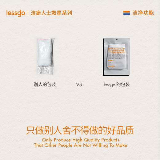 【出行好物必备】lessgo一次性内裤 洁癖人士专用 纯棉无菌 独立包装出差旅行打开即穿 商品图6