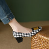 春季新款，爆款网红复古千鸟格单鞋YF-A3076 商品缩略图9