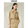 VIMAGE纬漫纪春季新款百搭修身显瘦短款外套V1903509 商品缩略图3