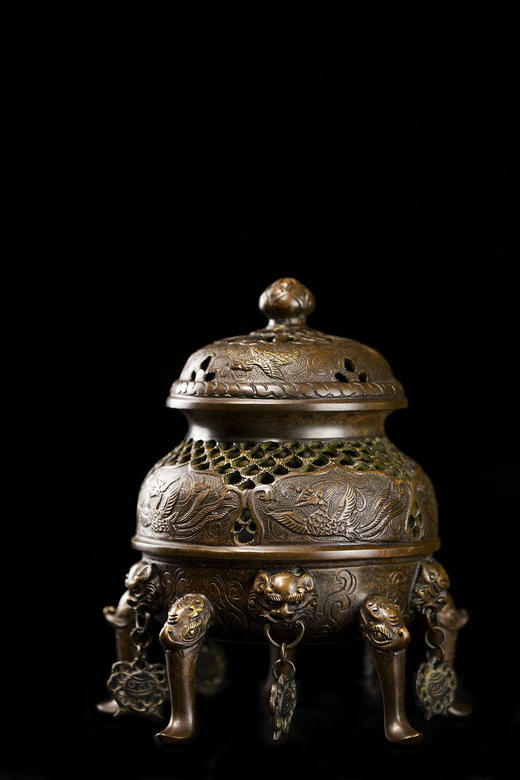 帝王熏炉 巧生錾刻凤款 商品图0