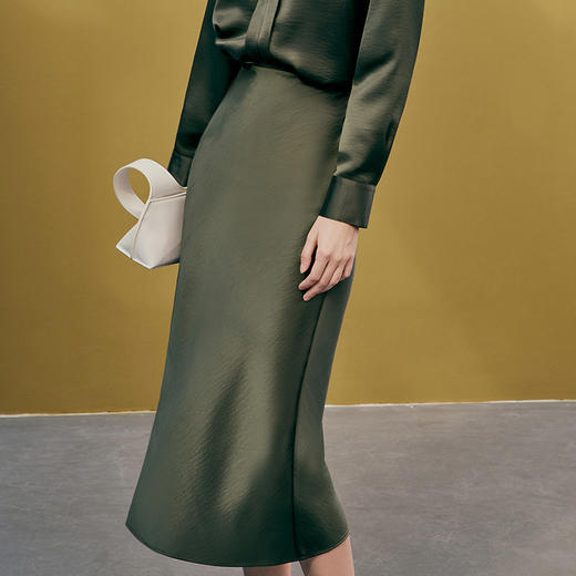 EITIE爱特爱夏季新款高腰显瘦气质半身裙半裙7306009 商品图2