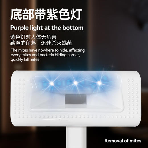 「黑白两色！无线除螨仪」科乐迪无线除螨仪 手持式吸尘器车家两用清理机生活电器 商品图1