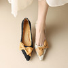 春季新款，尖头蝴蝶结高跟浅口单鞋NX-m1410 商品缩略图2