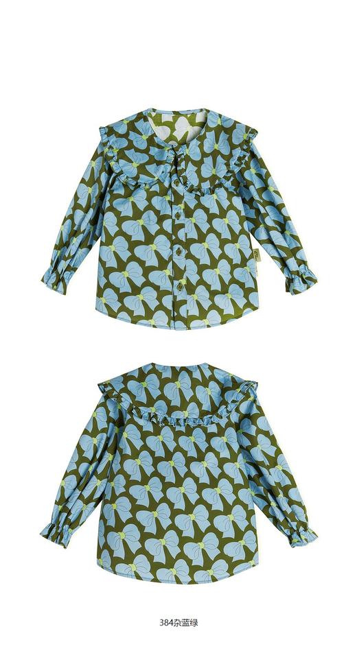 jnby   23年春款   花边翻领小公主长袖衬衣 YN3212050 商品图7