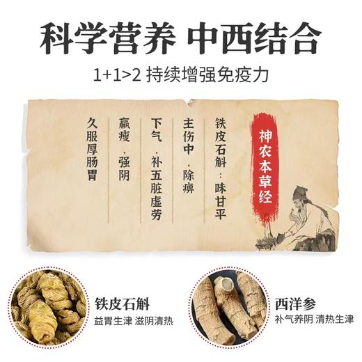 铁枫堂铁皮石斛西洋参颗粒遇水即溶好吸收3g*10包/盒 商品图2