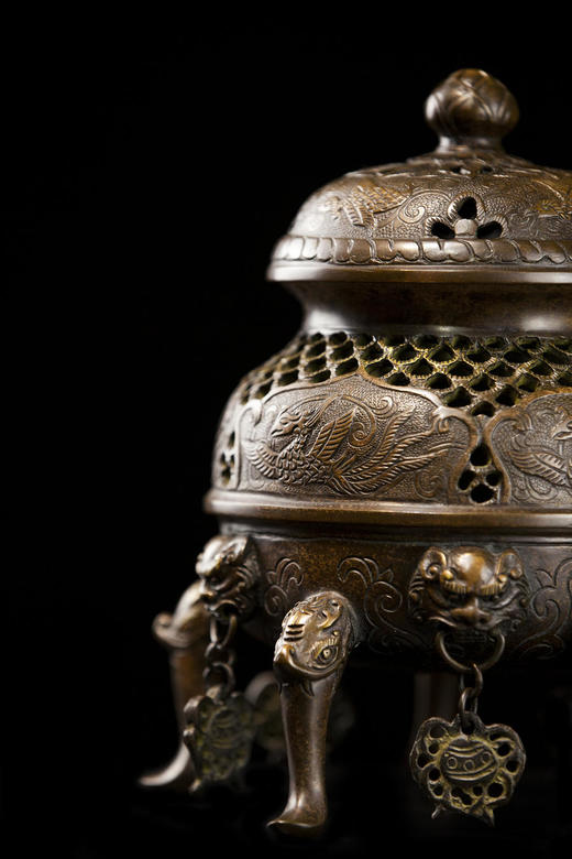 帝王熏炉 巧生錾刻凤款 商品图2