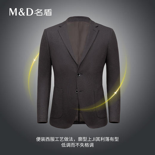 名盾单西商务休闲平驳领西服婚礼宴会两粒扣西服外套男 商品图1