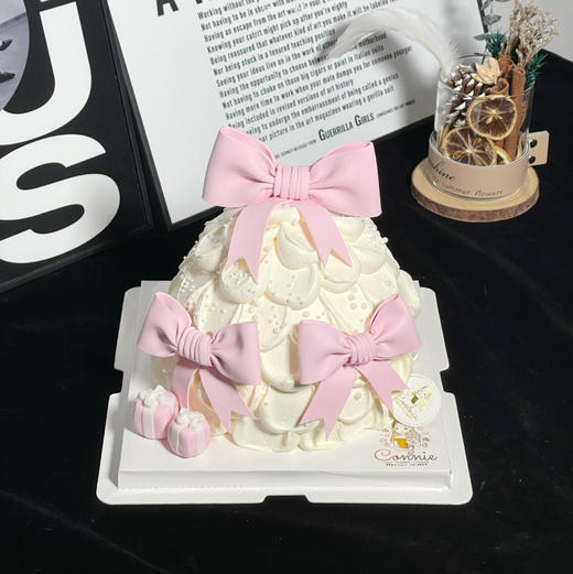 【1388】少女心粉色蝴蝶结树 商品图0