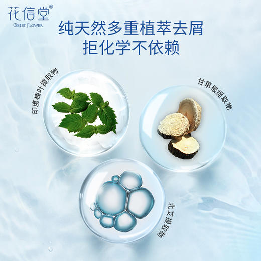 花信堂氨基酸去屑洗发水400ml（买一送一） 商品图3