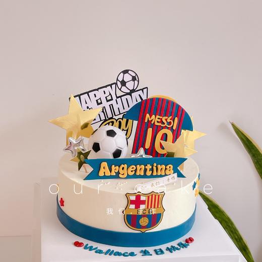 梅西足球蛋糕-低糖处理无添加 商品图1