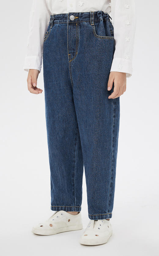 jnby  23年春款  宽松柔软锥形牛仔长裤  1N3E14810 商品图4