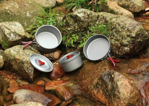 BRS-153/157户外套锅野营自驾折叠便携野炊套锅 商品图3
