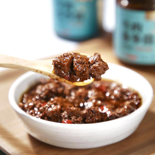 吃味无穷牛肉酱 ，特制卤料，慢卤入味，手工切块的大粒牛肉 商品图0