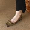 春季新款，复古擦色方头粗跟单鞋YF-A3072 商品缩略图11