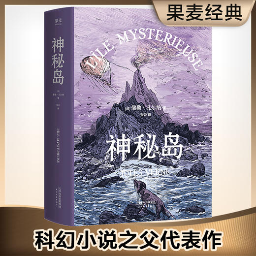 神秘岛 外国文学 法国图书馆馆藏古版译本 名著 凡尔纳三部曲盛大终章 科幻 商品图0