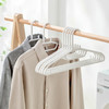 京东京造 衣架 无痕晾衣架子塑料衣挂干湿两用衣撑家用晒衣服架防滑10个白 商品缩略图5