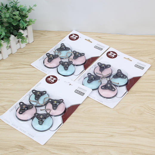 华利4个装高强度吸盘挂钩 商品图0