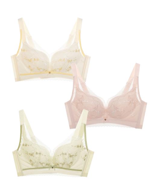 【满2件/99元】【B杯单件】【秀黛】花语仙踪无钢圈薄杯文胸H5113019B【门店同款】【如遇缺货自动退款，介意勿拍】 商品图2