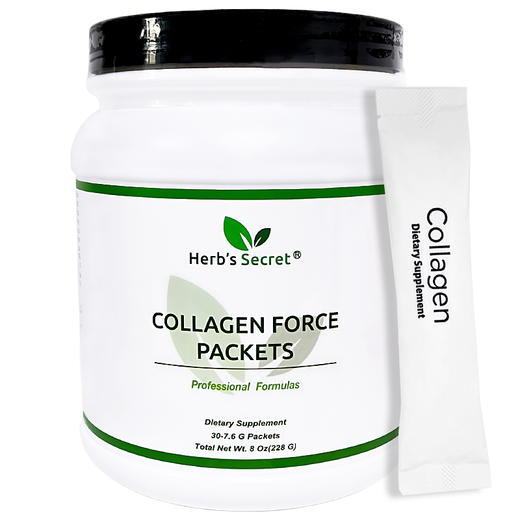 Herb's Secret Collagen Force Packets胶原蛋白肽粉 条状30袋 228g 冷加工 商品图1