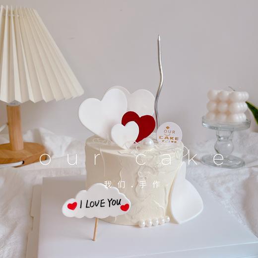 白色恋人爱心情人节七夕蛋糕-低糖处理无添加 商品图2