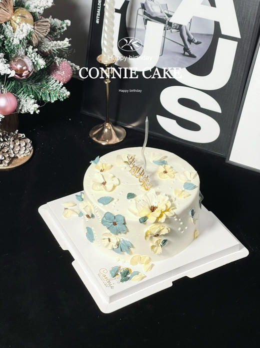 【1386】复古蓝白裱花 商品图2