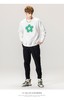 PINLI品立春季新款男士立体压烫钻圆领套头卫衣潮BG231109017 商品缩略图2