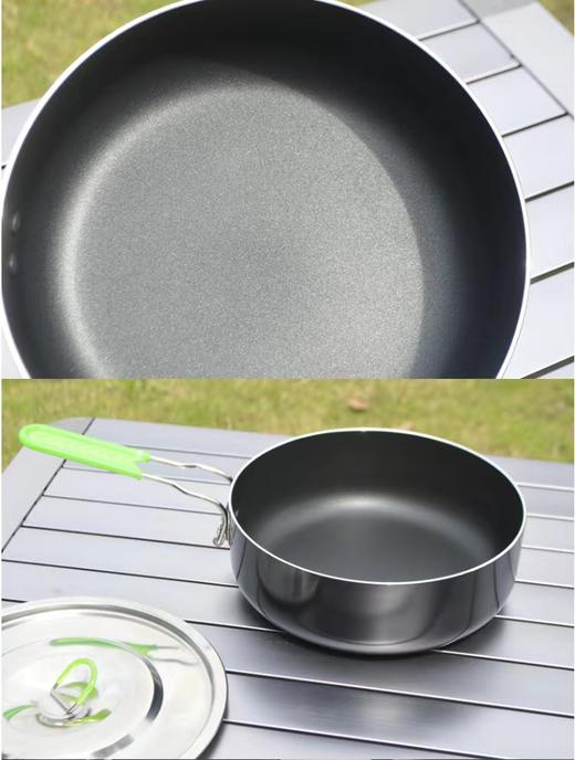 BRS-P26 户外折叠锅煎锅野营家用便携炒菜大容量炒锅 商品图6