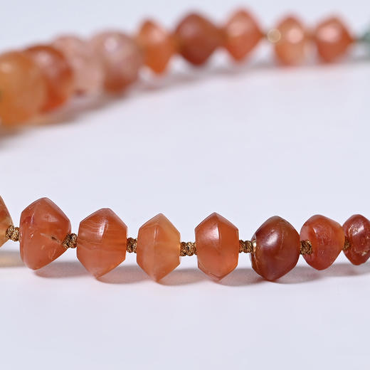 镶蚀红玉髓法恩斯+斑斓红玛瑙项链 商品图6