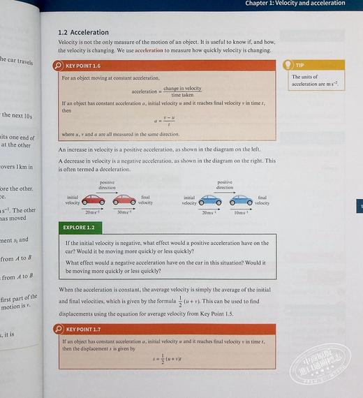 【中商原版】剑桥大学出版Cambridge International AS & ALevel Mathematics Mechanics Coursebook with Cambridge O 商品图8