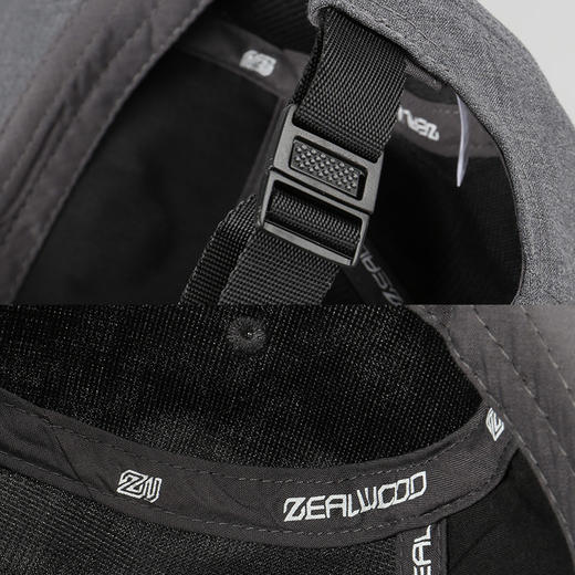 赛乐ZEALWOOD檐鸭舌帽五片帽男女纯色羊毛帽子新款时尚显脸小棒球帽 商品图5