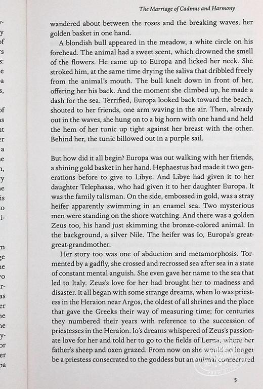 【中商原版】西蒙·斯卡玛斯卡德摩斯与哈莫尼的婚姻（古希腊神话） 英文原版 The Marriage of Cadmus and Harmony Roberto Calasso 商品图5