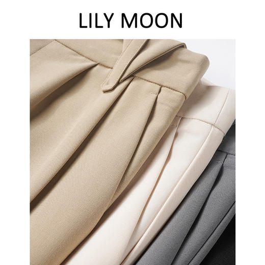 LILY MOON高腰休闲烟管裤 商品图1
